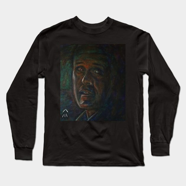 John Ryder Long Sleeve T-Shirt by PopCubism